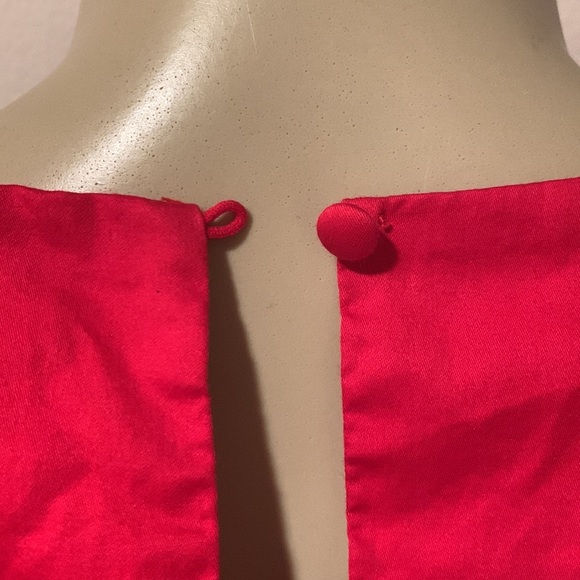 Red ruffle mini dress - Picture 6 of 14